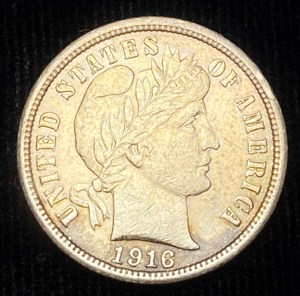 1916 Barber Dime AU (1 of 2)