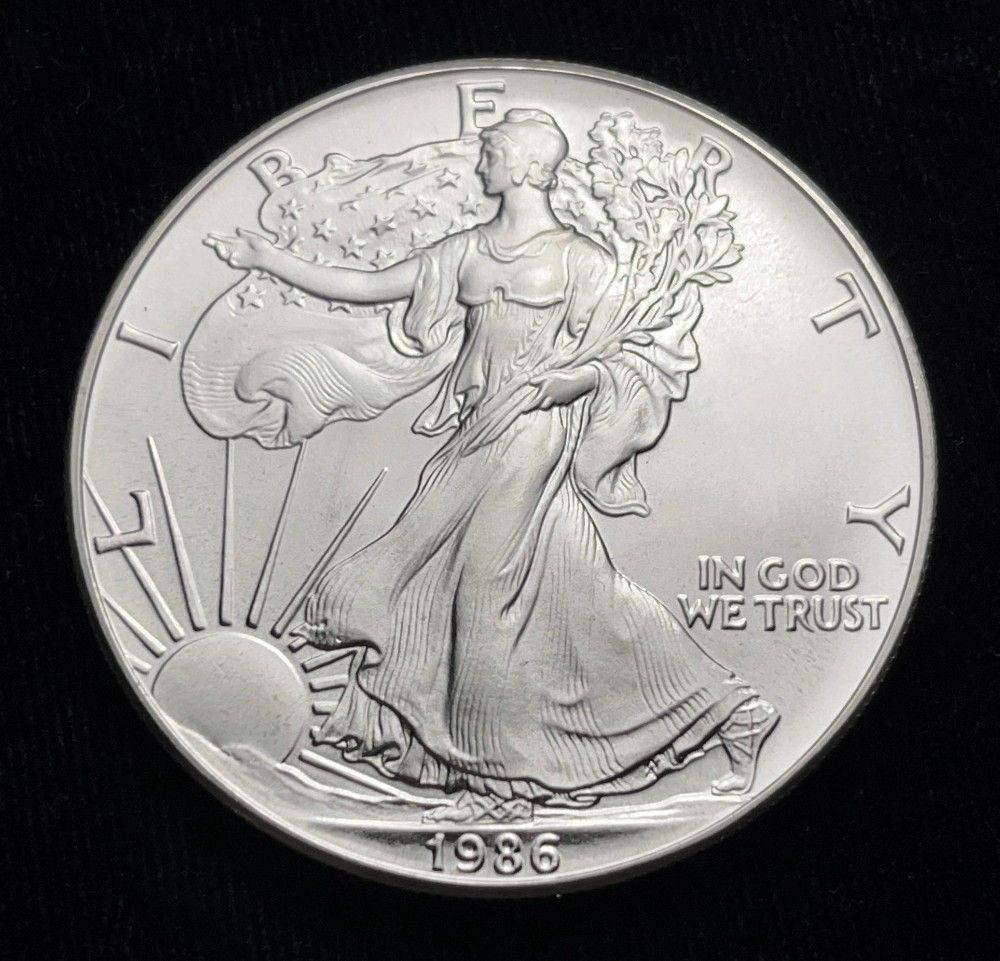 1986 American Silver Eagle MS69 (1 of 2)