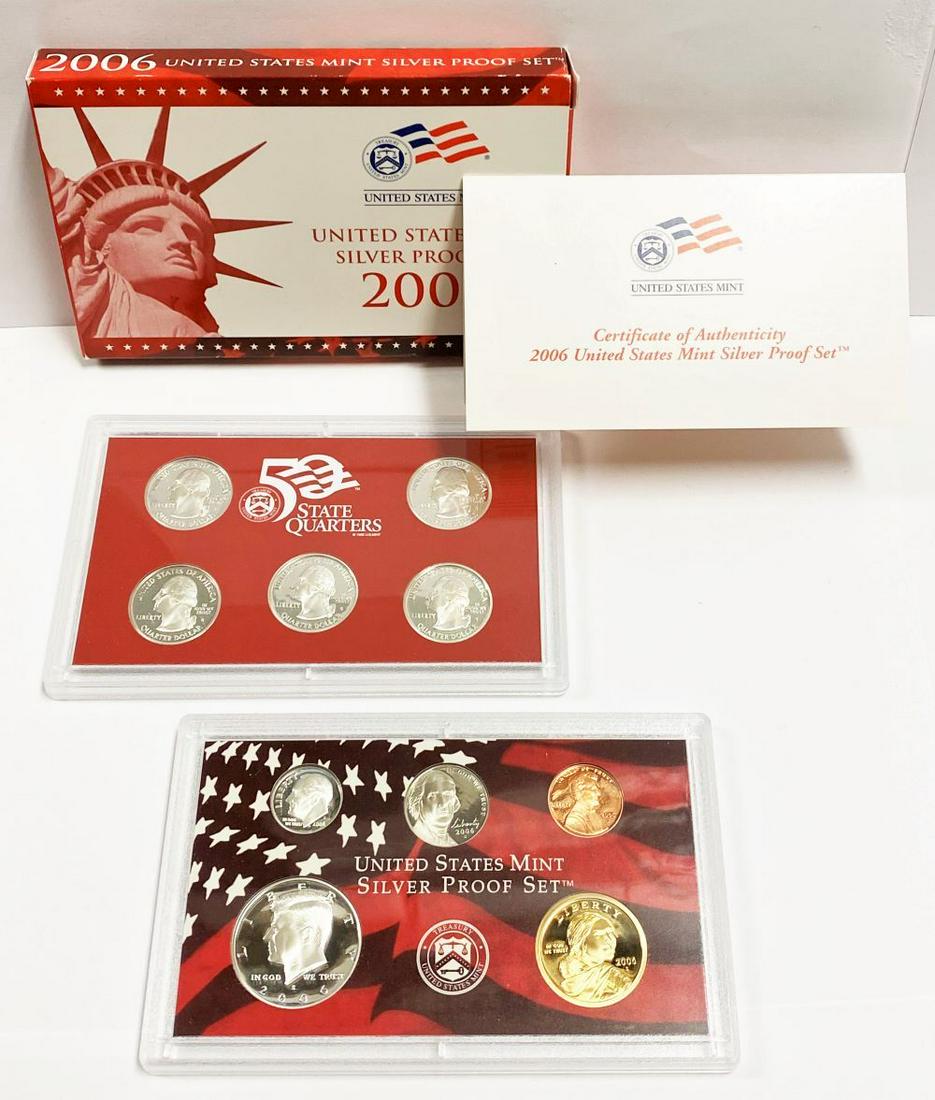 2006 United States Mint Silver Proof Set (10-coins) (1 of 4)