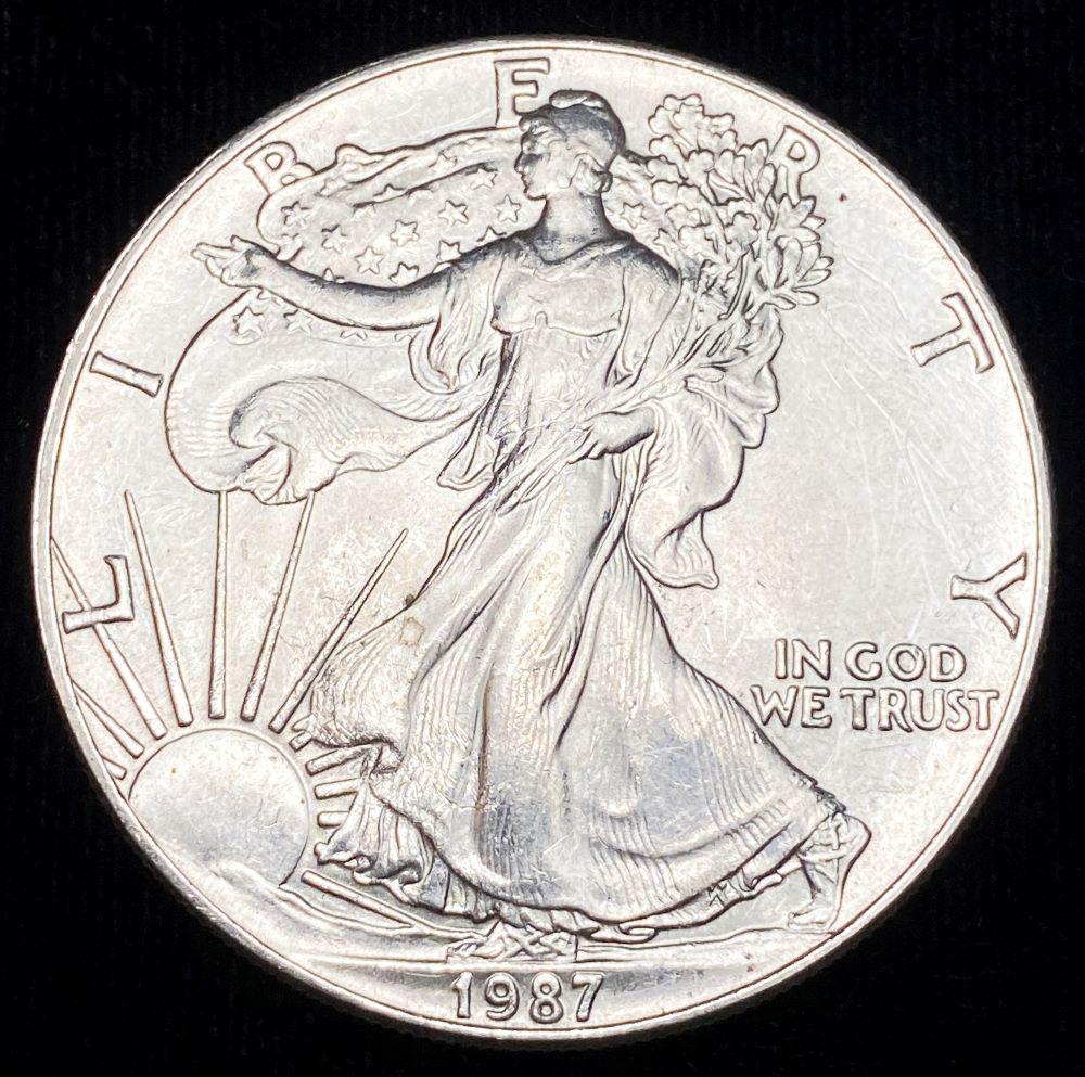 1987 American Silver Eagle MS69 (1 of 2)
