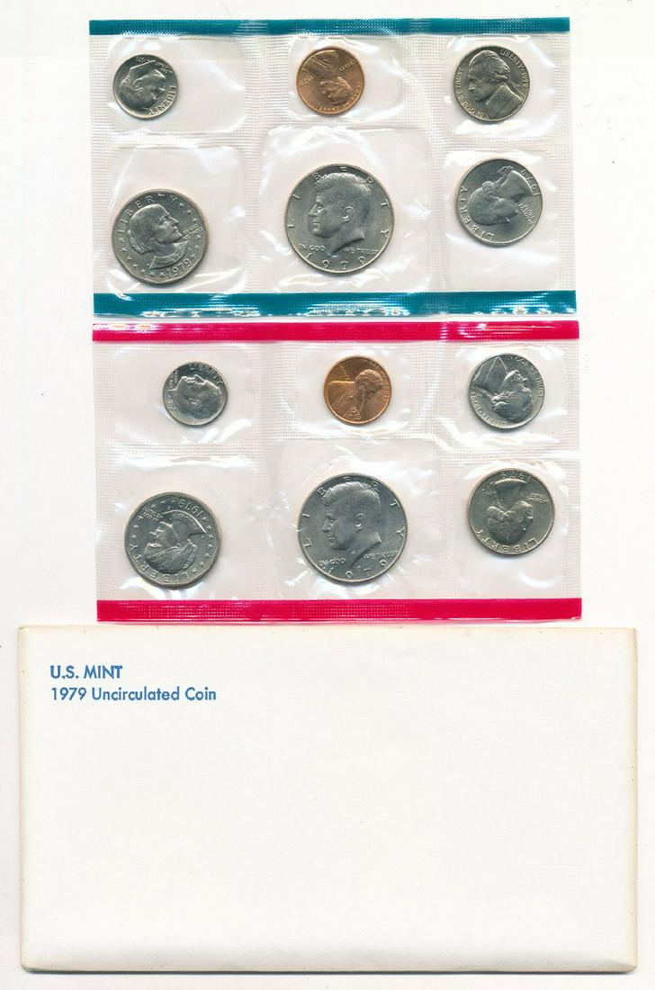 1979 Uncirculated U.S. Mint Set (12-coins) (1 of 8)
