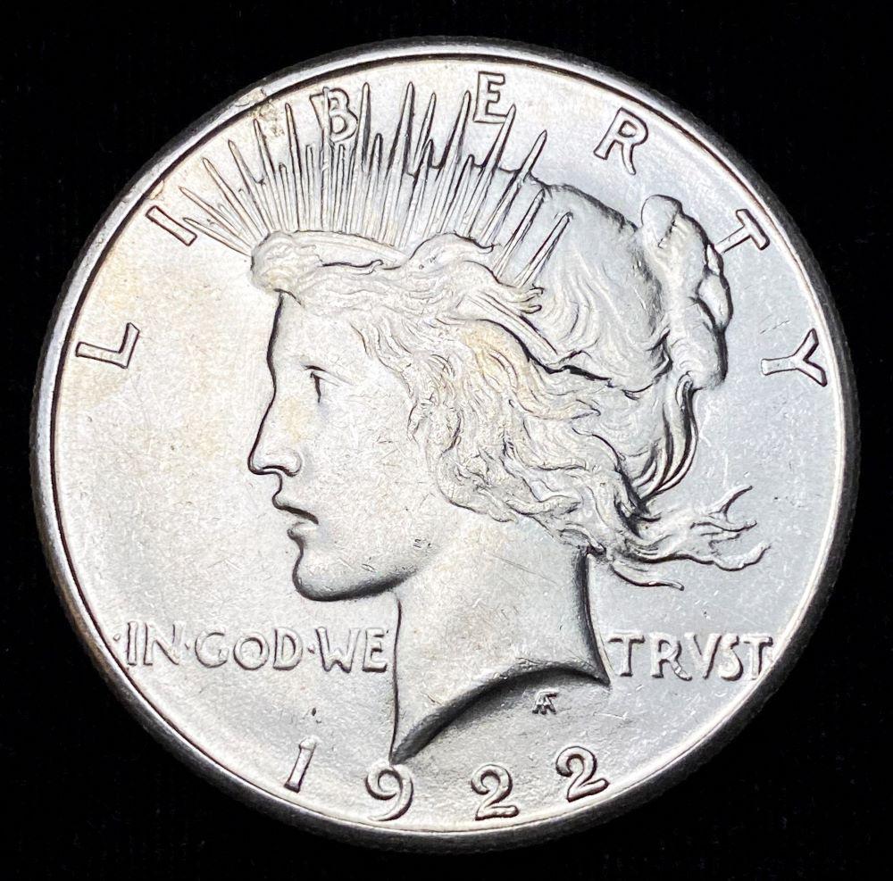 1922-S Peace Silver Dollar MS63 (1 of 2)