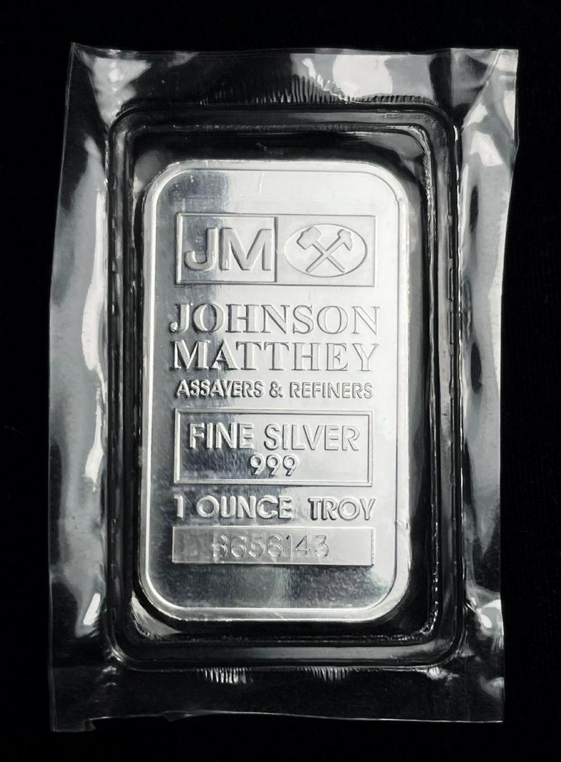 Johnson Matthey 1 oz .999 Silver Bar (1 of 3)