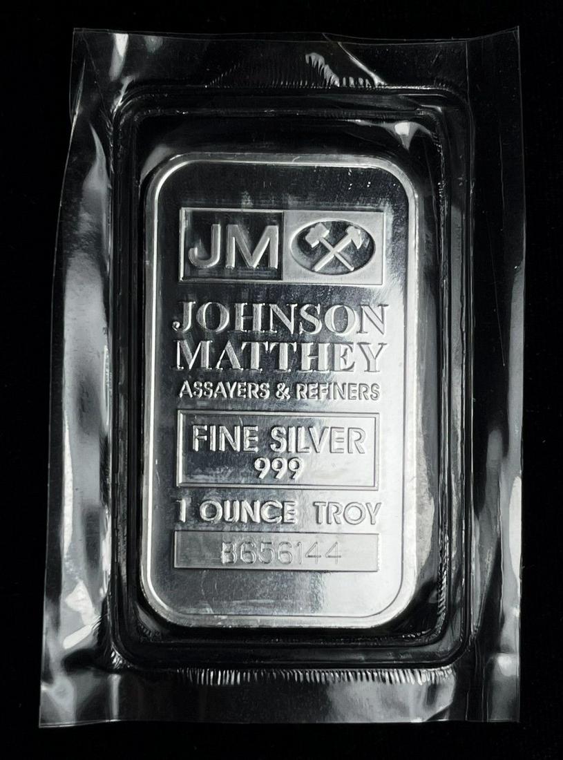 Johnson Matthey 1 oz .999 Silver Bar (1 of 3)