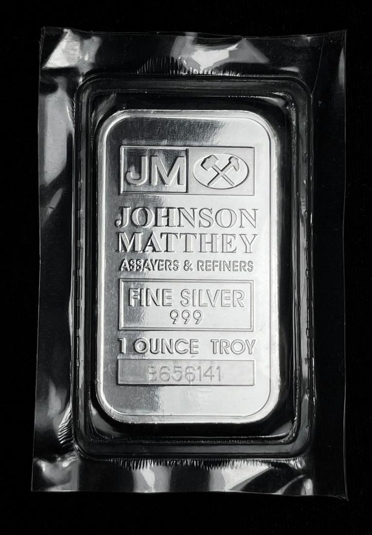Johnson Matthey 1 oz .999 Silver Bar (1 of 3)