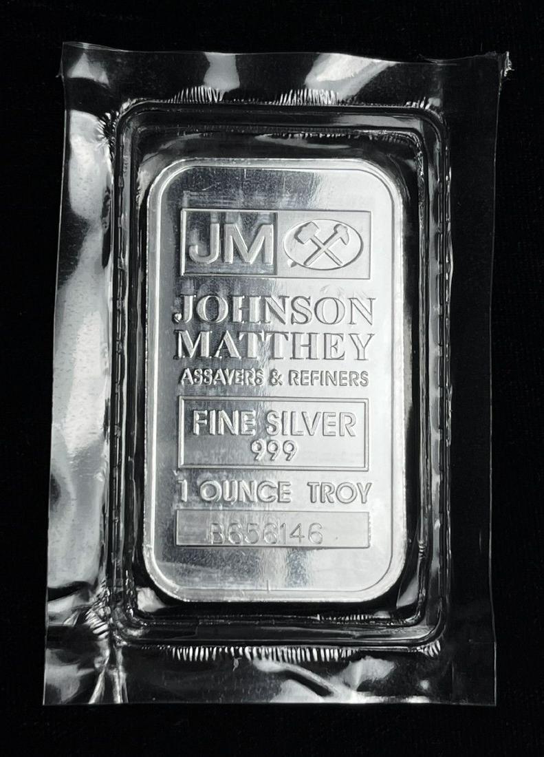 Johnson Matthey 1 oz .999 Silver Bar (1 of 3)