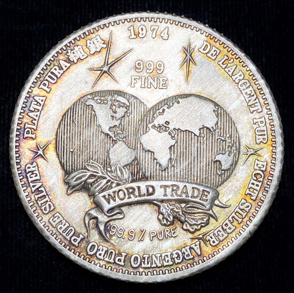 1974 The International Universal Trade Unit 1 oz Silver (1 of 2)