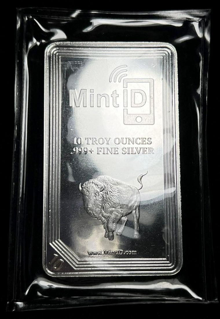 Mint ID Buffalo Scan NFC 10 oz Silver Bar (1 of 4)