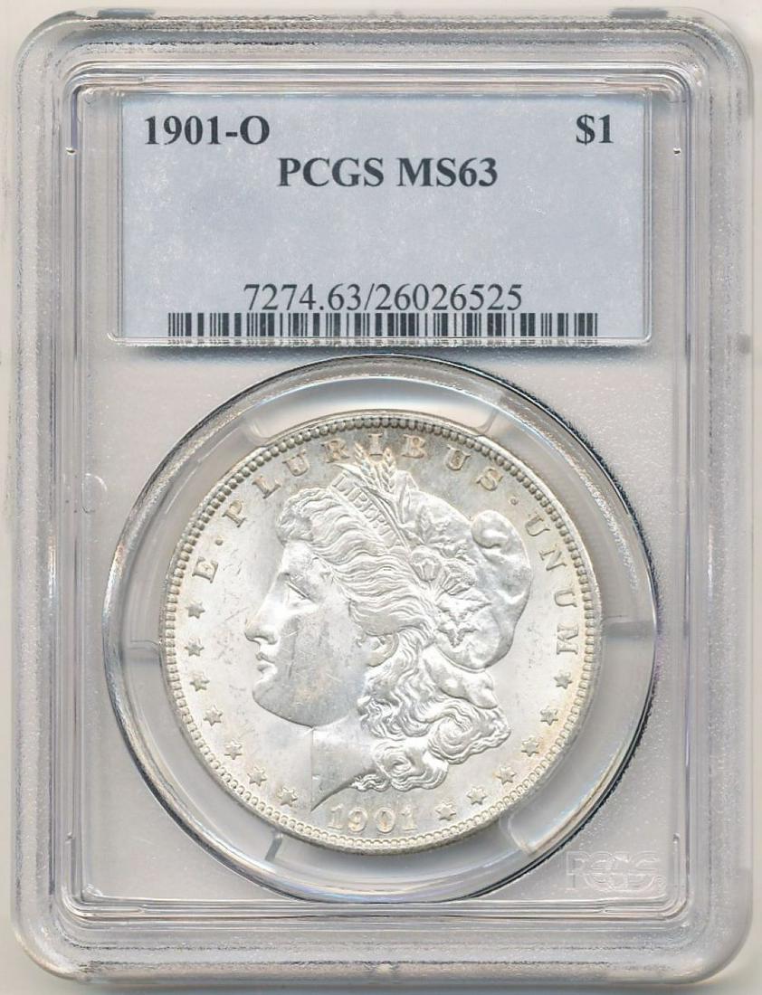 1901-O Morgan Silver Dollar PCGS MS63 (1 of 4)