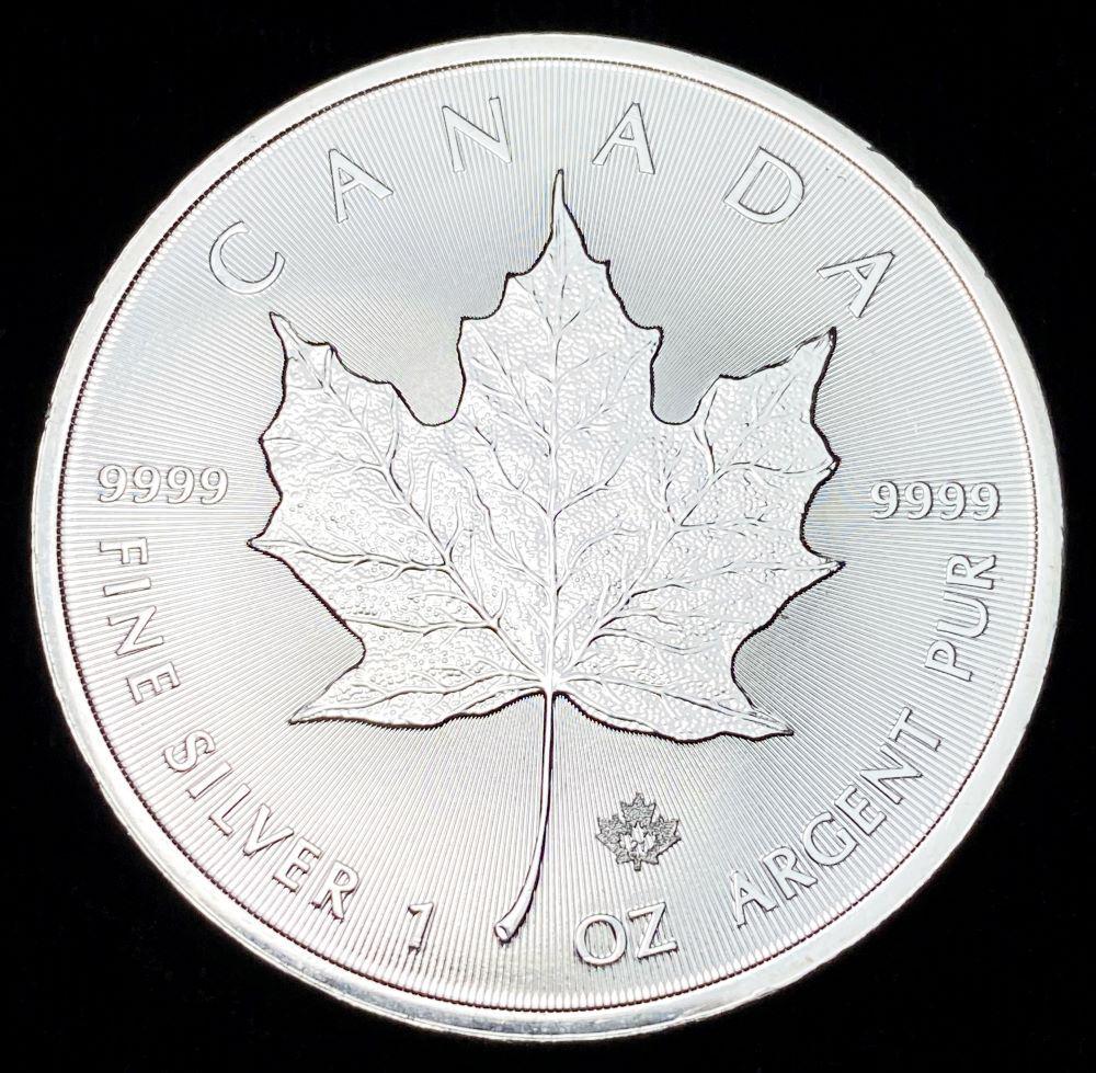 2021 Canada Silver Maple Leaf 1 oz .9999 Fine (1 of 2)
