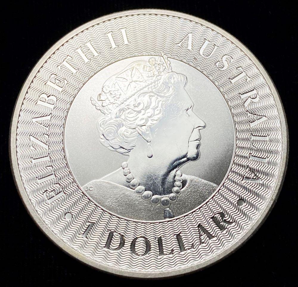 2021 Australia Kangaroo 1 oz Silver (1 of 2)