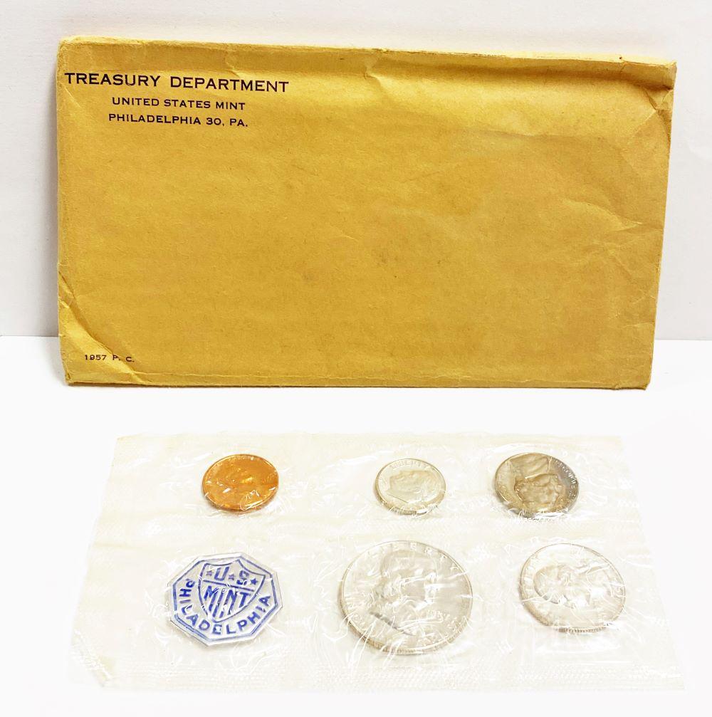Fresh 1957 Proof Set As Is (5-coins) (1 of 3)