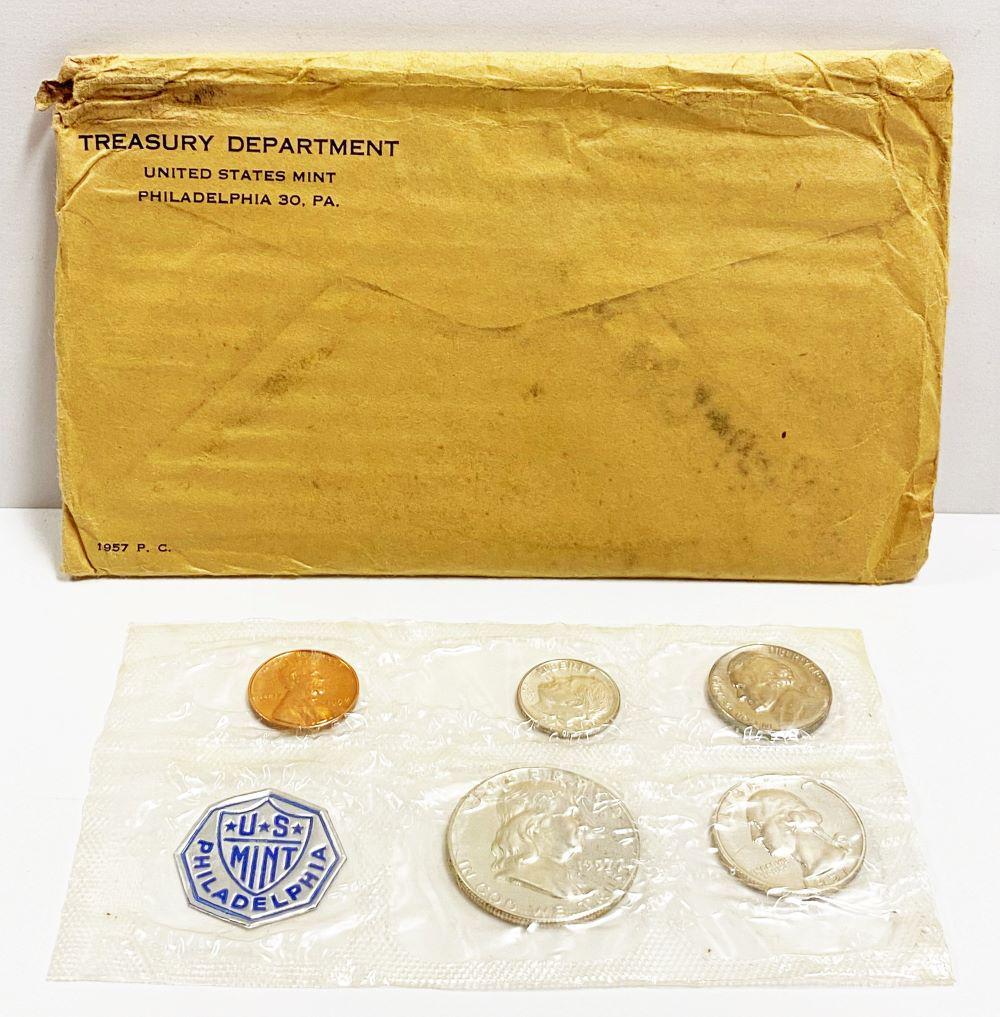 Fresh 1957 Proof Set As Is (5-coins) (1 of 3)