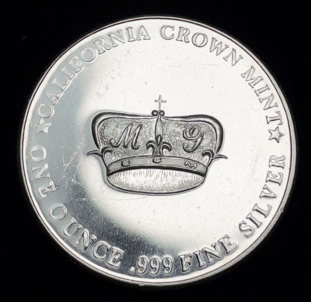 "California Crown" Silver Trade 1 oz Proof (1 of 2)