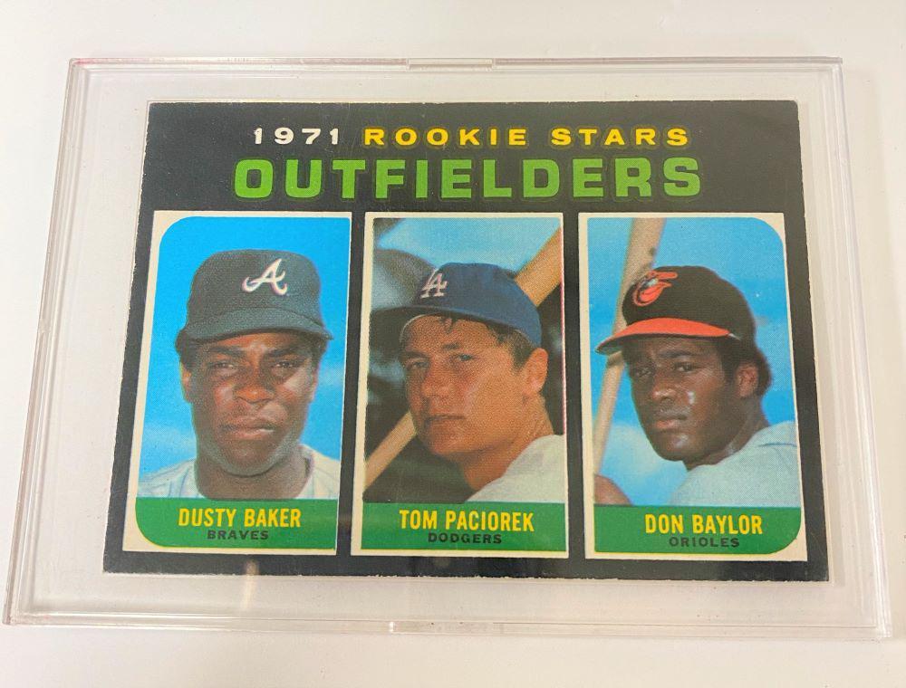 Dusty Baker / Tom Paciorek / Don Baylor 1971 Topps (1 of 2)