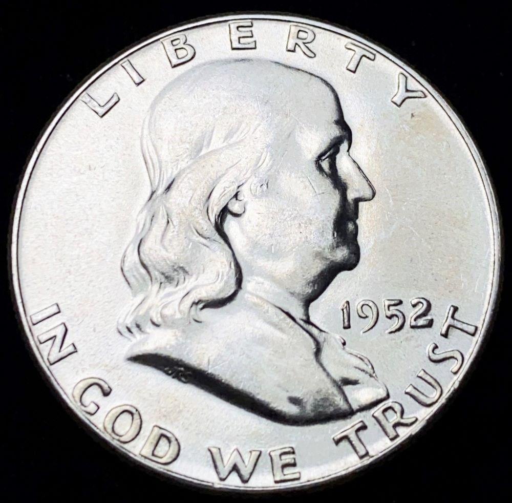 1952 Franklin Silver Half Dollar (1 of 2)
