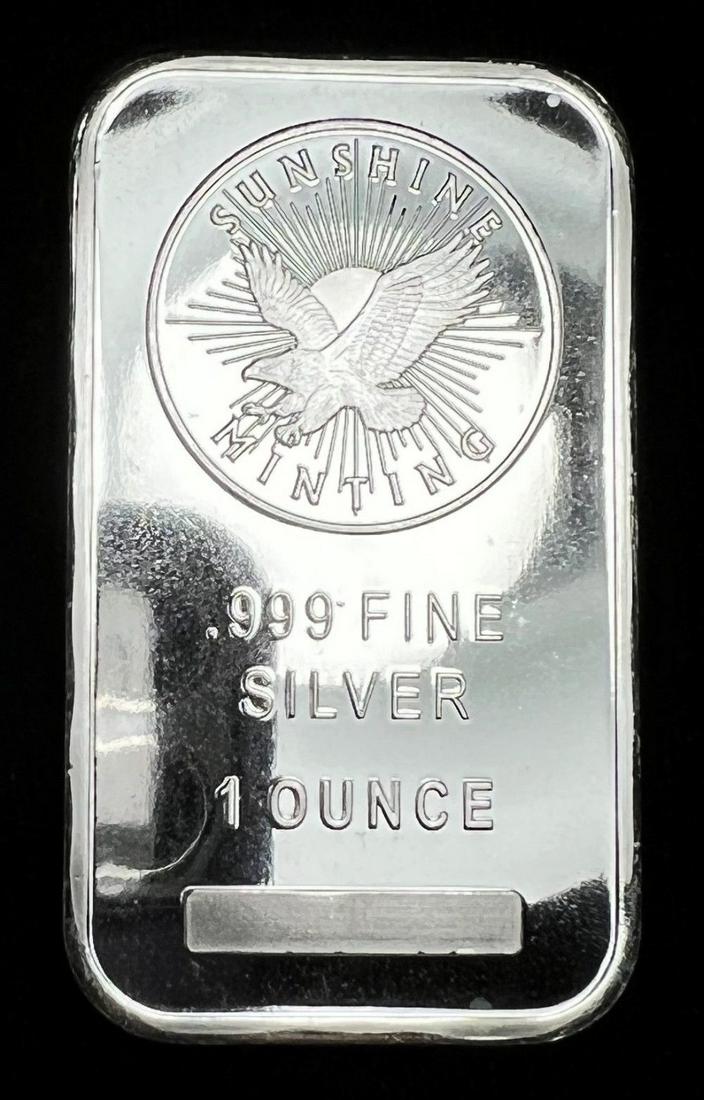 Sunshine Minting Silver 1 oz Bar (1 of 3)
