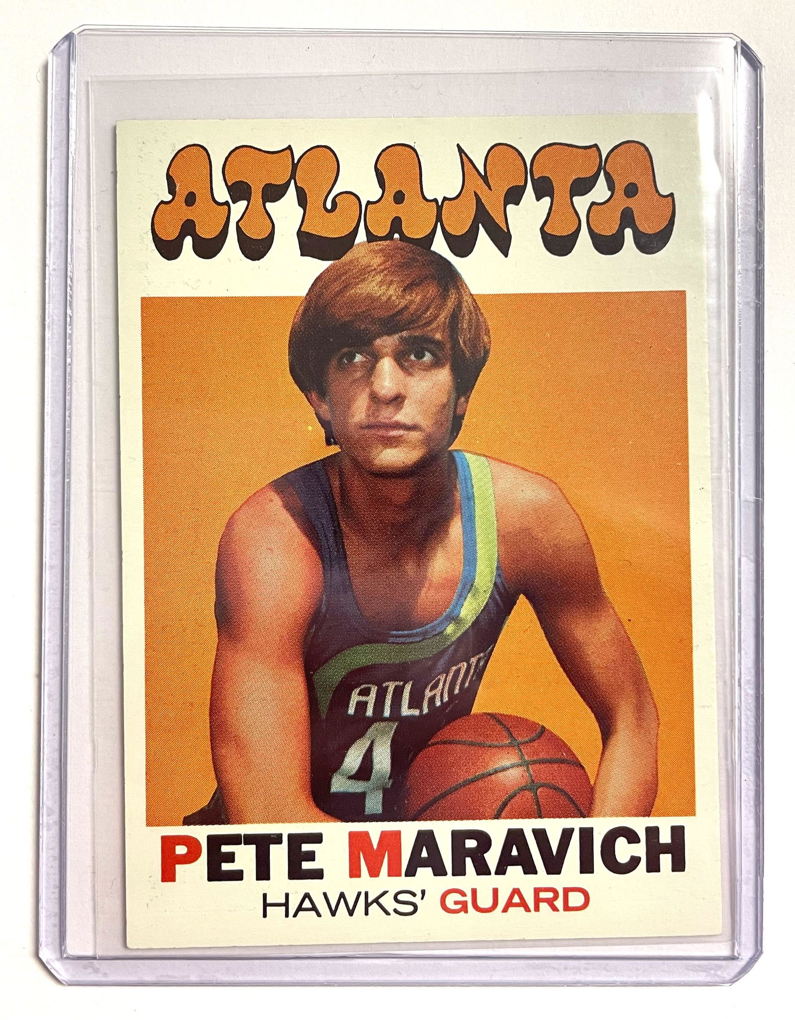 Pete Maravich 1971 Topps Card #55 (1 of 2)