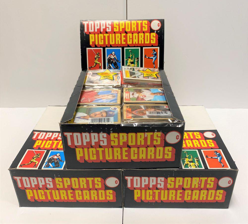 (3) 1986 Topps Sports Picture Cards Box (3528 cards) (1 of 3)