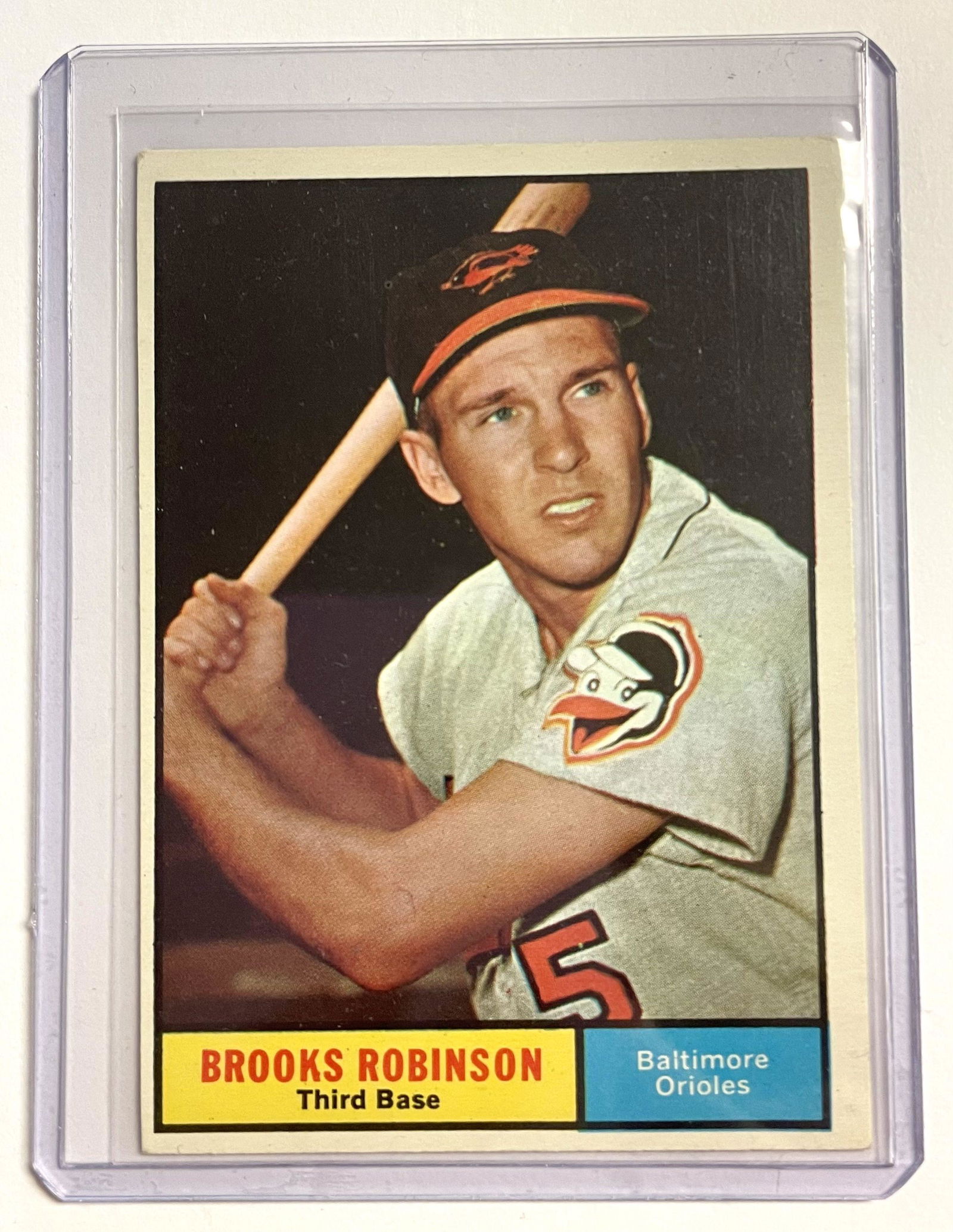 Brooks Robinson 1961 Topps Set Break Card #10 (1 of 2)