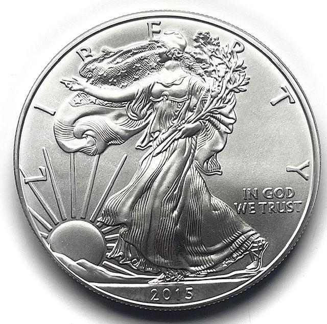 2015 American Silver Eagle 1 oz Coin (1 of 2)