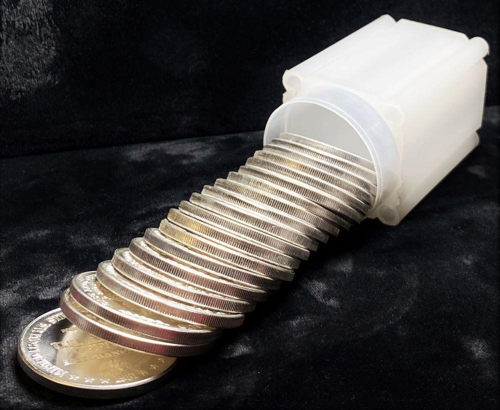 Vintage 1981 Roll (20) ozt 999 Silver CC Mint US Assay (1 of 3)