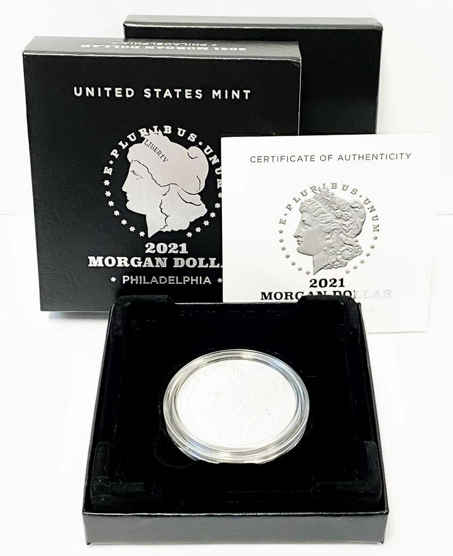 2021 Morgan Silver Dollar US Mint Pogram (1 of 5)