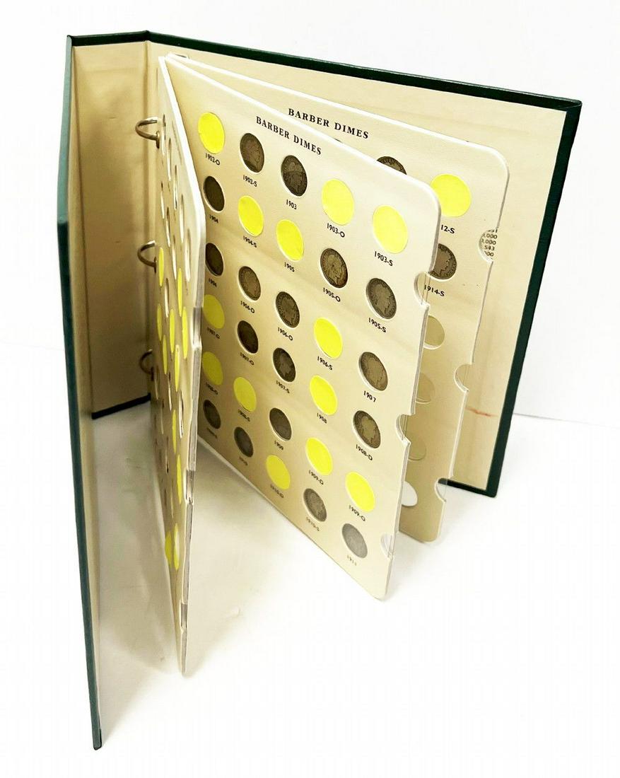 1892-1916 Barber Silver Dimes (44-coins) (1 of 10)