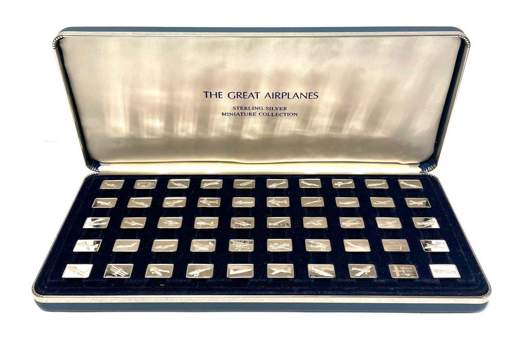 The Great Airplanes (50) 2 Gram Sterling Silver Bars (1 of 9)