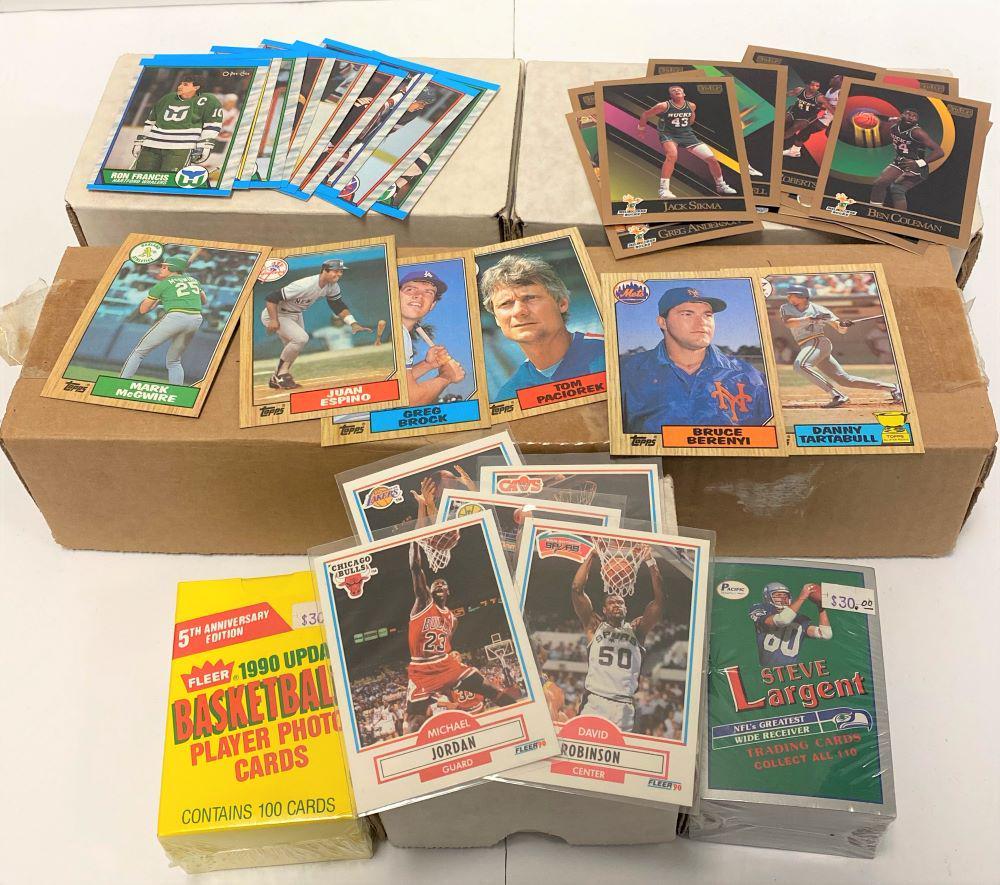 TONS of Vintage Sports Cards - 8LB Lot (1 of 6)