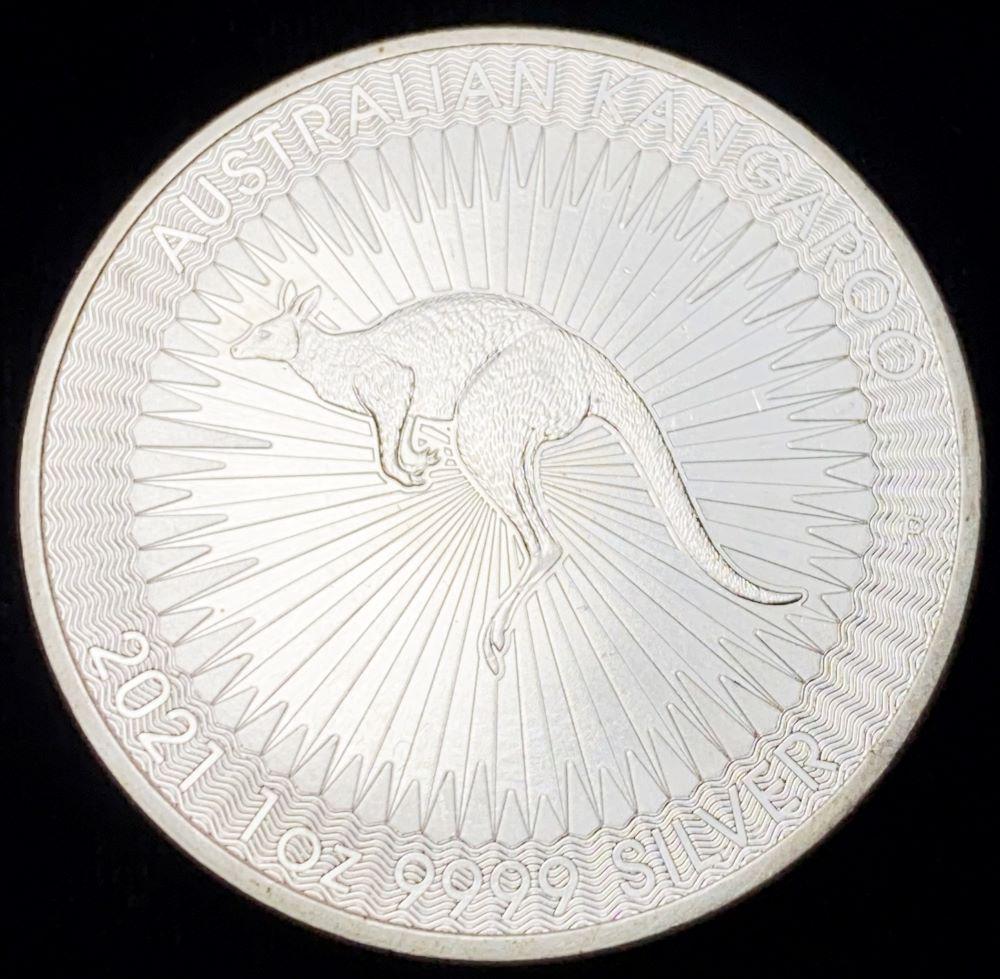 2021 Australia Kangaroo 1 oz Silver (1 of 2)