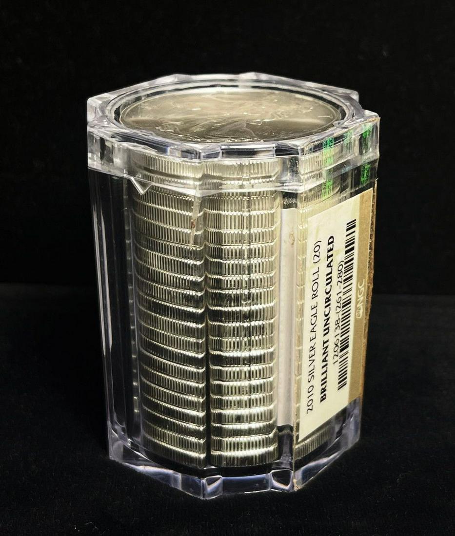 2010 American Silver Eagle (Roll 20) NGC BU (1 of 4)