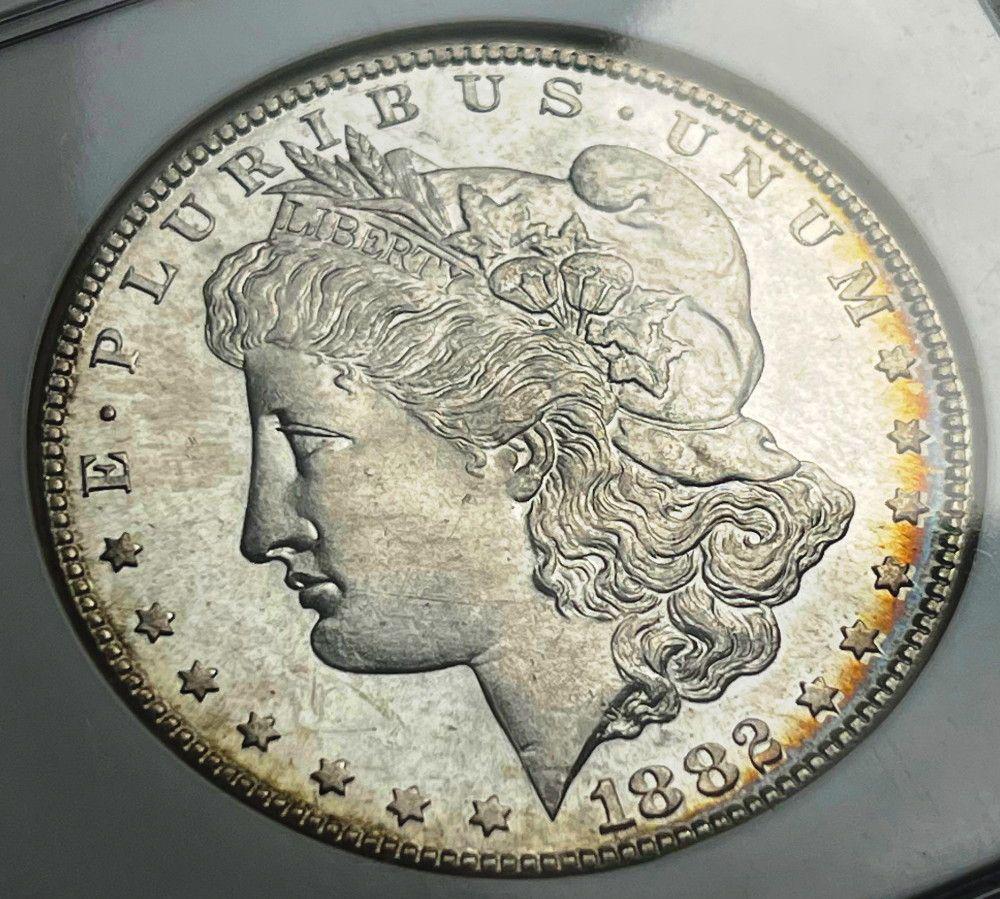 1882-S Montana Collection Morgan Silver Dollar NGC MS66 (1 of 4)