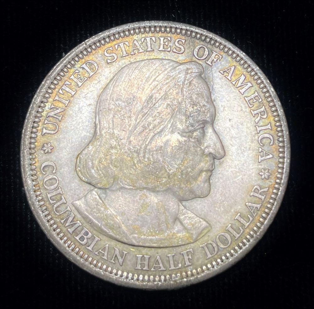 1892 Columbian Exposition Silver Half Dollar (1 of 2)