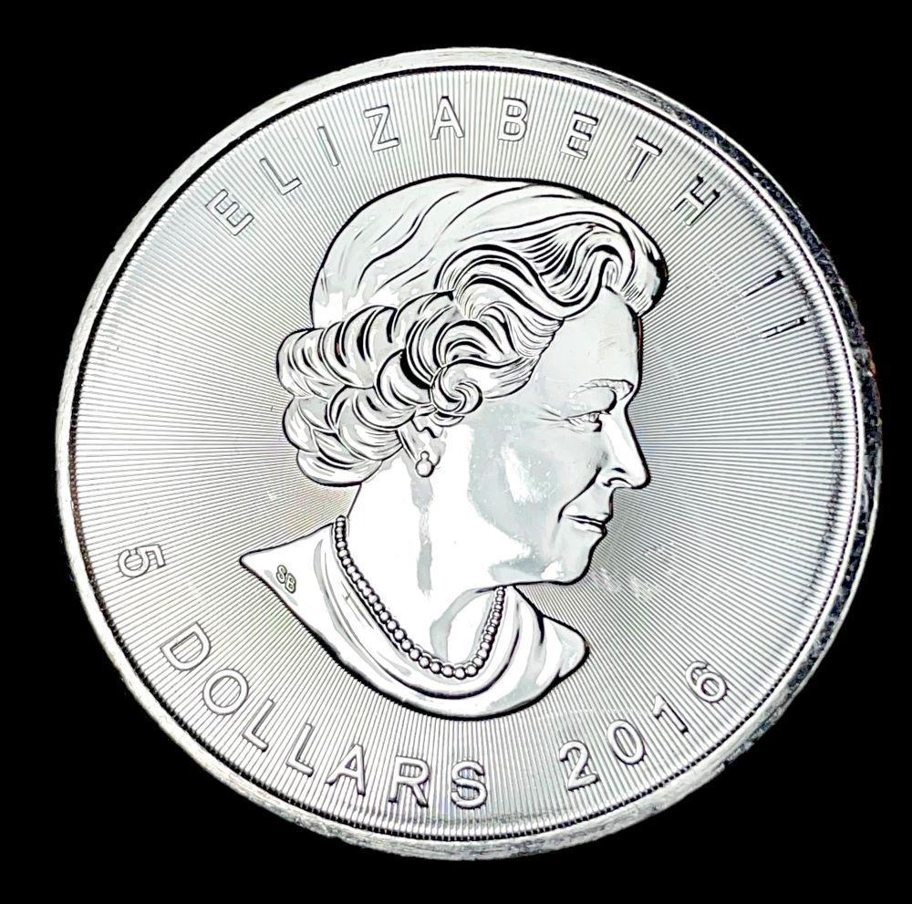 2016 Canada Silver Maple Leaf 1 oz .9999 Fine (1 of 2)