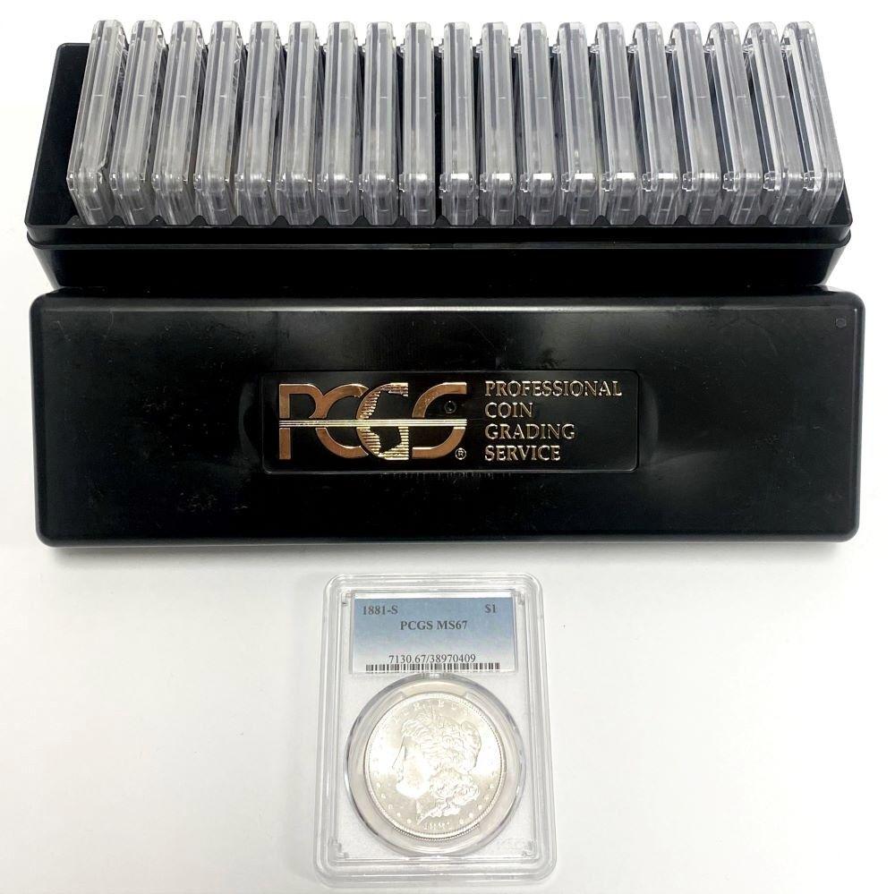 (20) 1881-S Morgan Silver Dollar PCGS MS67 (1 of 6)