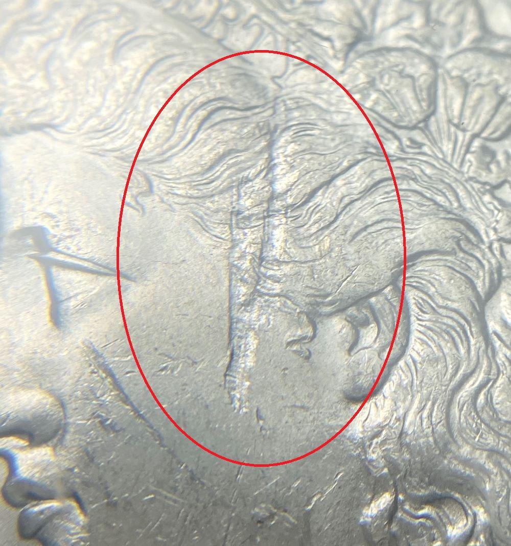 1887 Morgan Silver Dollar Mint Error NGC MS63 (1 of 5)