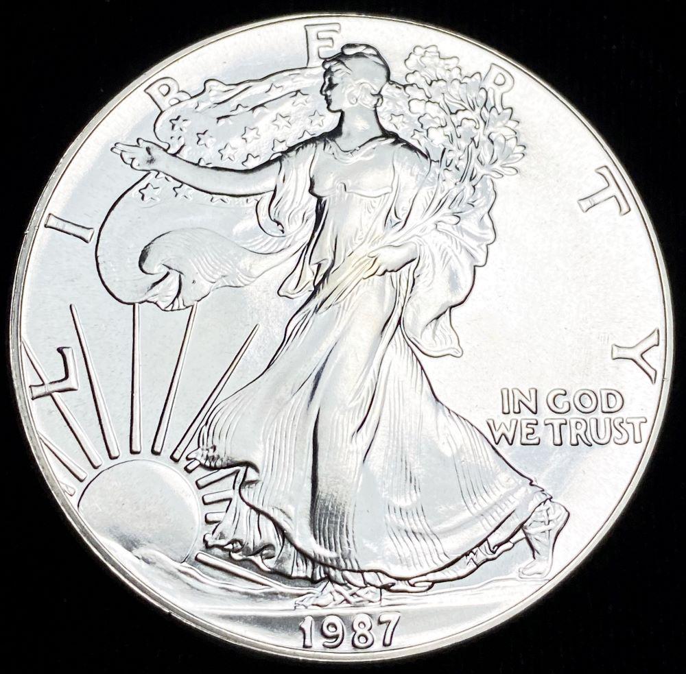 1987 American Silver Eagle MS69 (1 of 2)