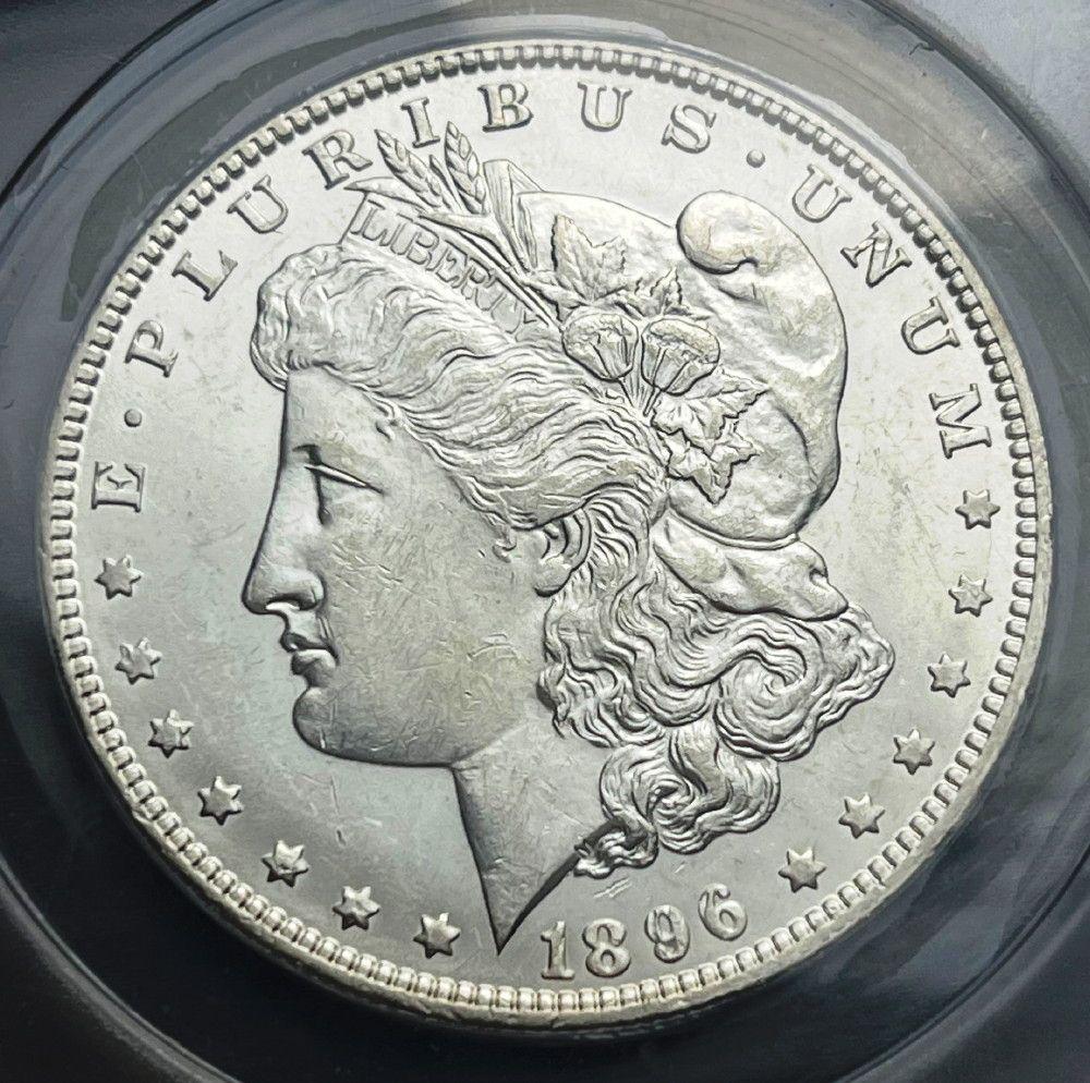 1896-O Morgan Silver Dollar ANACS AU58 (1 of 4)