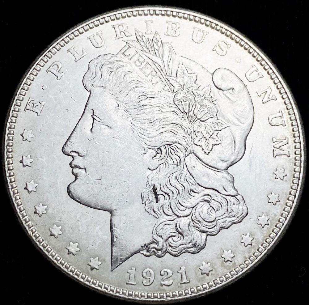 1921-D Morgan Silver Dollar Mint Condition (1 of 2)