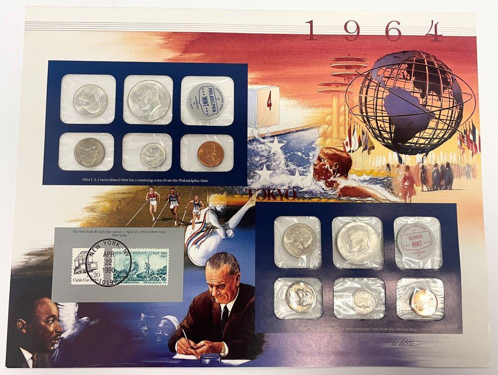 1964 U.S. Mint Set 90% Silver (1 of 9)