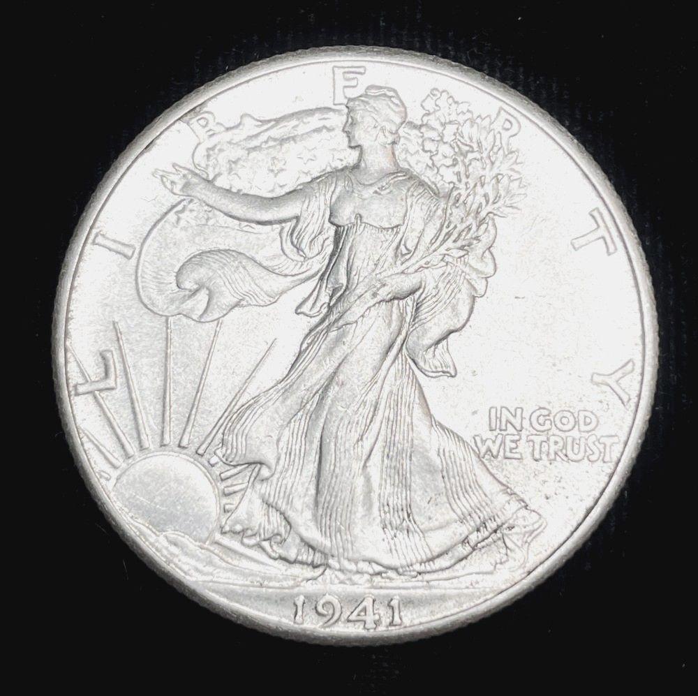 1941 Walking Liberty Silver Half Dollar MS63 (1 of 2)