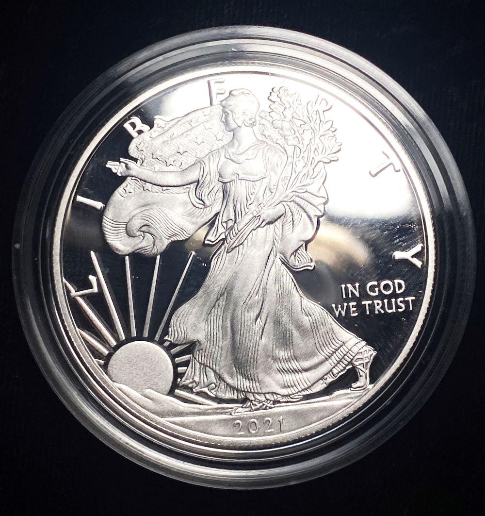 American Eagle 1oz Silver Proof Coin (1 of 3)