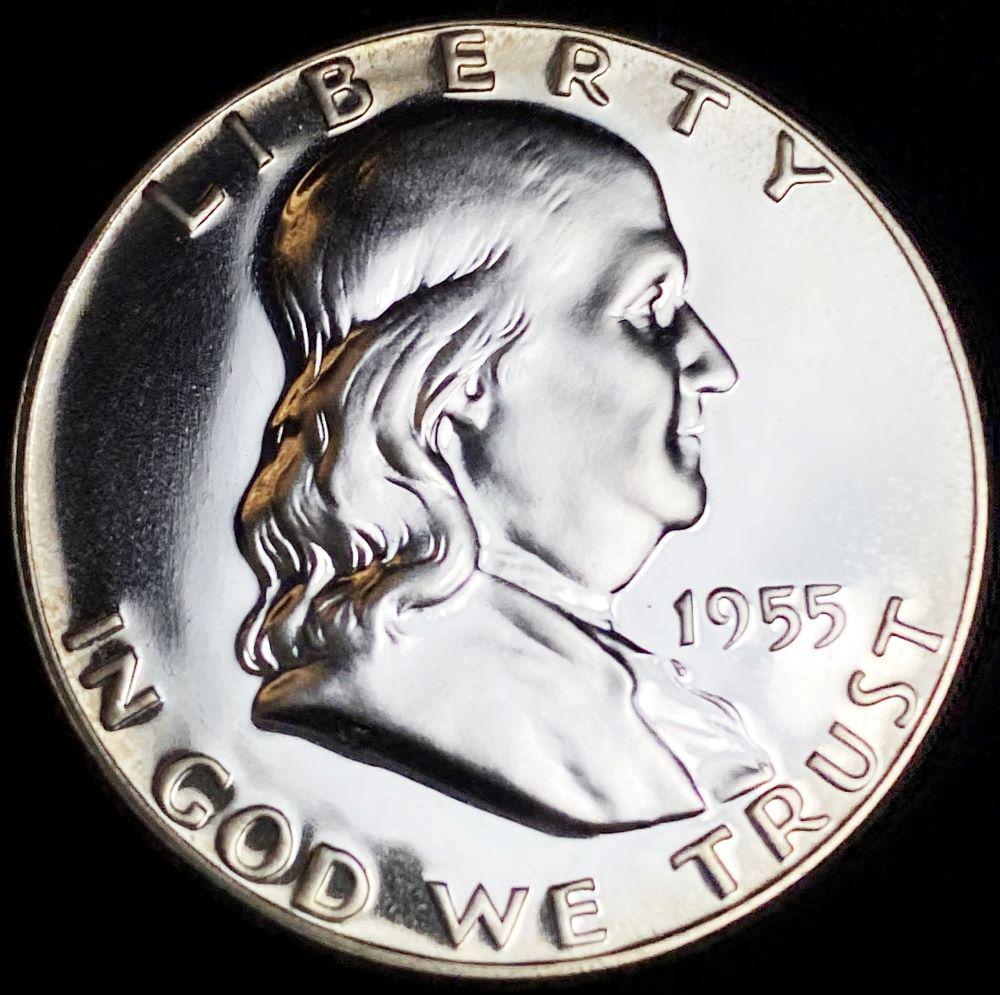 1955 Franklin Silver Half Dollar Proof (1 of 1)