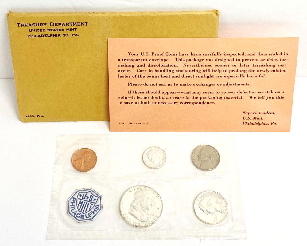 1963 US Mint Proof Set (5-coins) (1 of 3)