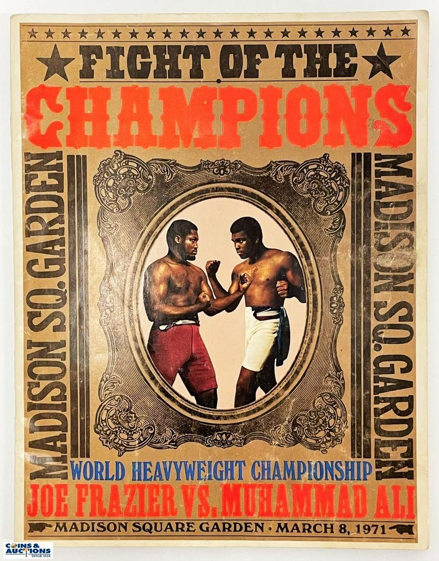 Muhammad Ali V.S. Joe Frazier Flight Program Magazine (1 of 9)