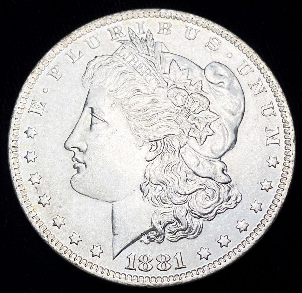 1881-O Morgan Silver Dollar GEM BU (1 of 2)