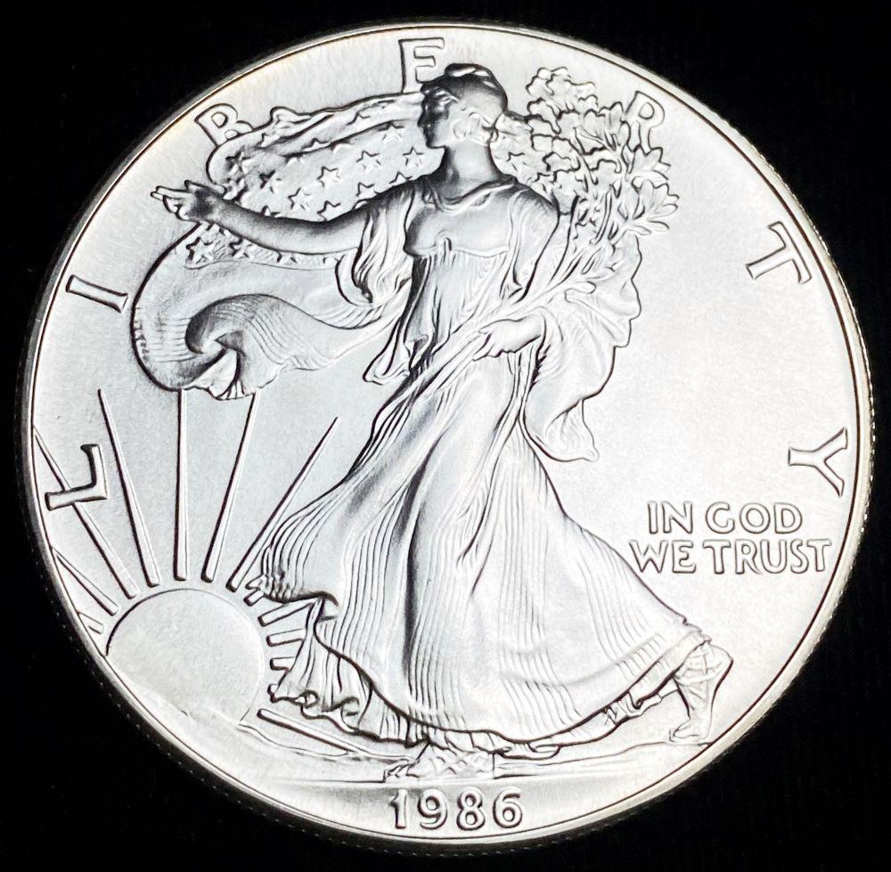 1986 American Silver Eagle MS69 (1 of 2)