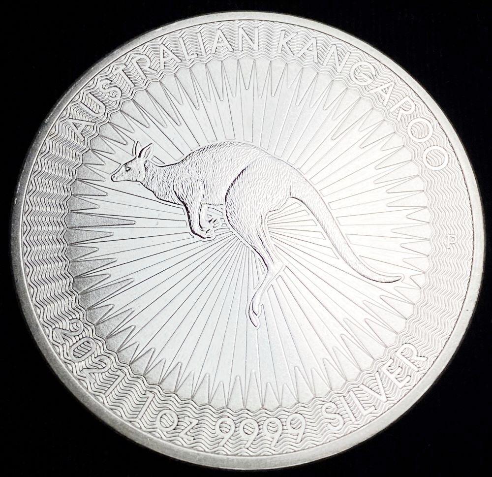 2021 Australia $1 Kangaroo 1 oz Silver (1 of 2)