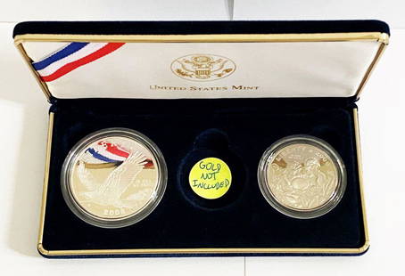 2008 Liberty United States Mint Proof Set (2-coins): Winner shall receive the exact set (2-coins) shown here. (RR/B)